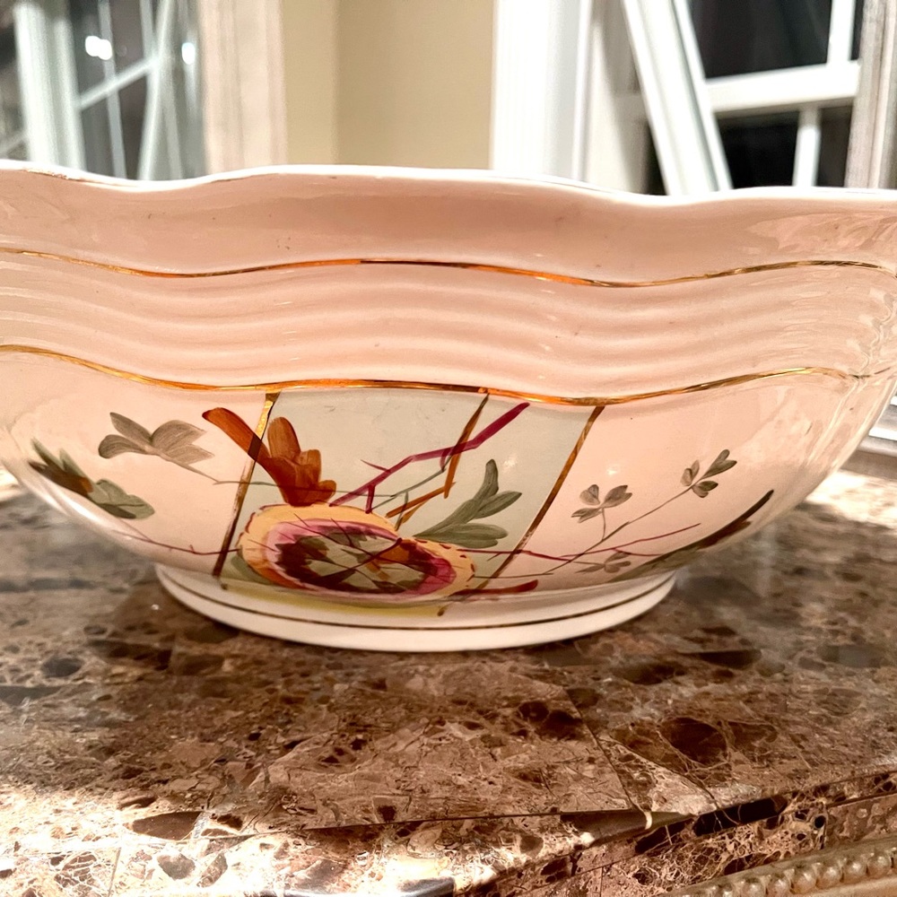 T. Furnival & Sons Vintage Basin Decorative Centerpiece Bowl